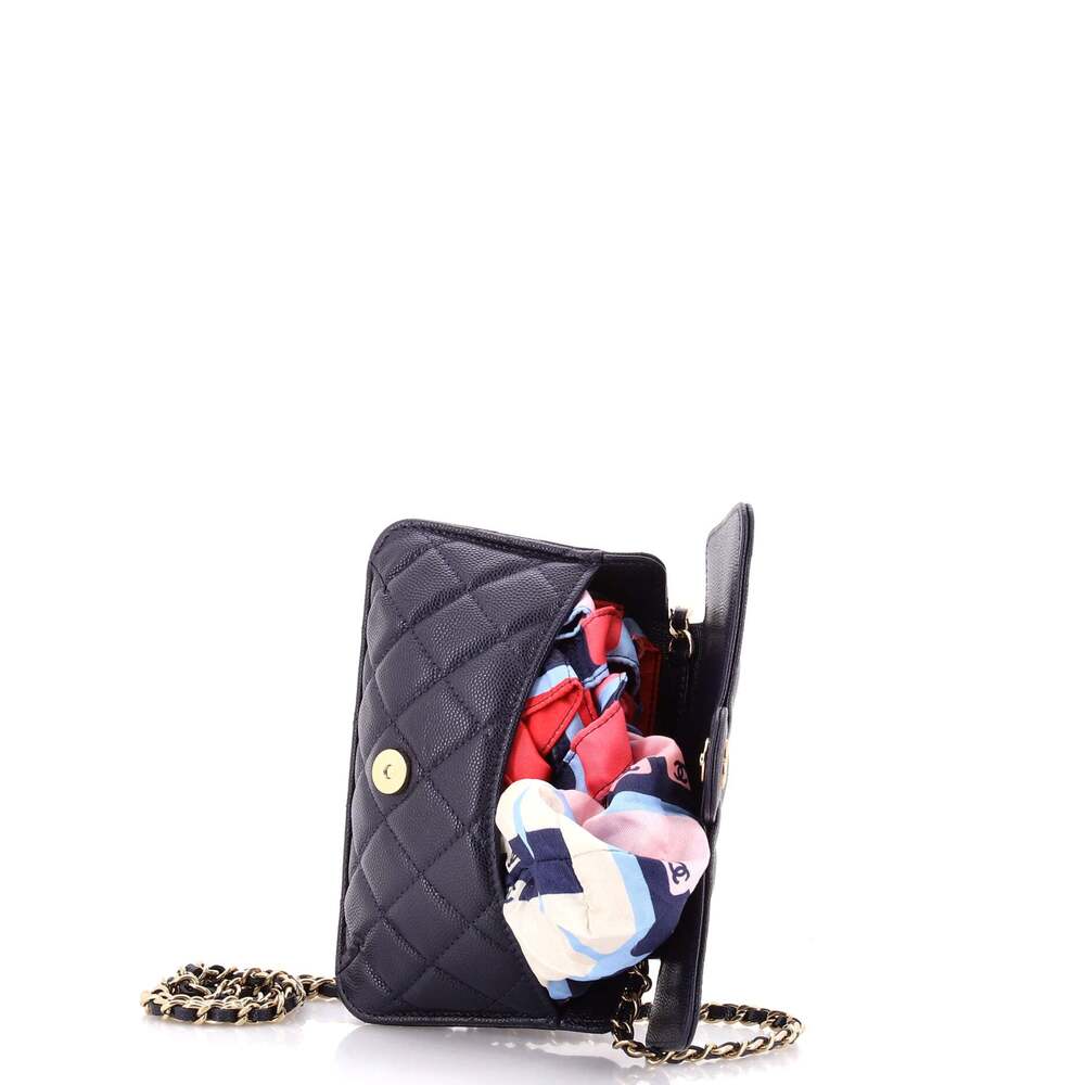 Chanel Foldable Tote Bag With Chain #239588C19B - Picture 7 of 8